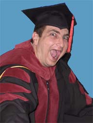 Ray Bromley in Academic Regalia